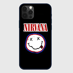 Чехол для iPhone 12 Pro Max Nirvana гранж, цвет: 3D-черный