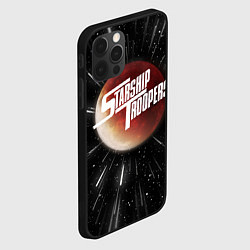Чехол для iPhone 12 Pro Max Starship Troopers Warp Logo, цвет: 3D-черный — фото 2
