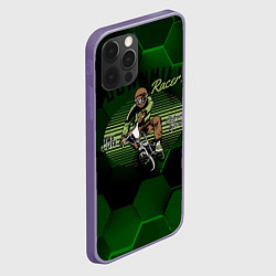 Чехол для iPhone 12 Pro Max Велосипедист sport, цвет: 3D-серый — фото 2