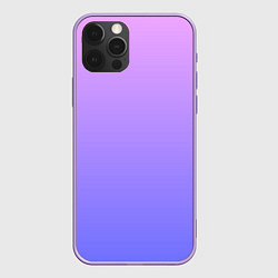 Чехол для iPhone 12 Pro Max PINK-PURPLE GRADIENT ГРАДИЕНТ РОЗОВО-ФИОЛЕТОВЫЙ, цвет: 3D-сиреневый