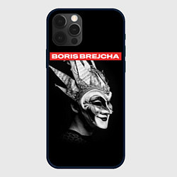 Чехол для iPhone 12 Pro Max Boris Brejcha в маске, цвет: 3D-черный