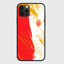 Чехол для iPhone 12 Pro Max Fc monaco фк монако краска, цвет: 3D-черный