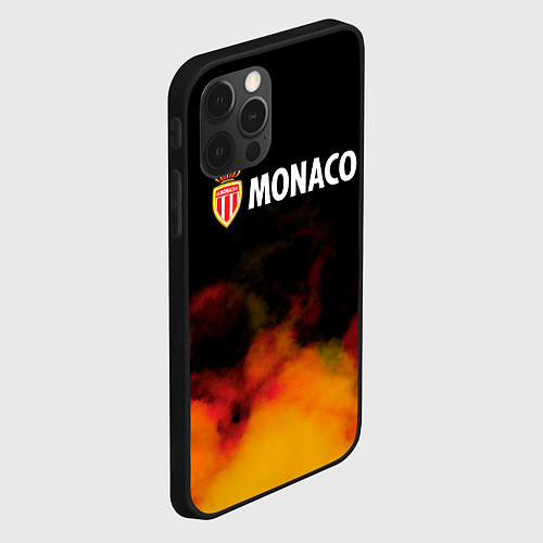 Чехол iPhone 12 Pro Max Monaco монако туман / 3D-Черный – фото 2