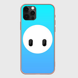 Чехол для iPhone 12 Pro Max Fall Guy blue, цвет: 3D-светло-розовый