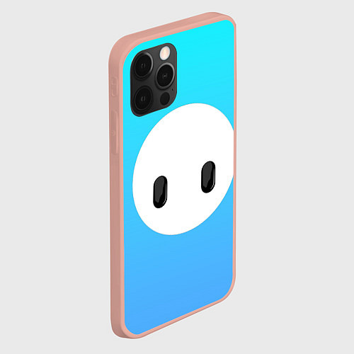 Чехол iPhone 12 Pro Max Fall Guy blue / 3D-Светло-розовый – фото 2