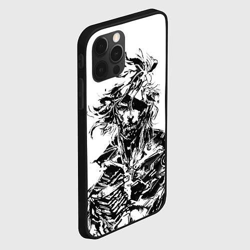 Чехол iPhone 12 Pro Max Metal Gear Rising: Revengeance / 3D-Черный – фото 2