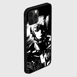 Чехол для iPhone 12 Pro Max METAL GEAR RISING - ЧБ ГЕРОЙ, цвет: 3D-черный — фото 2