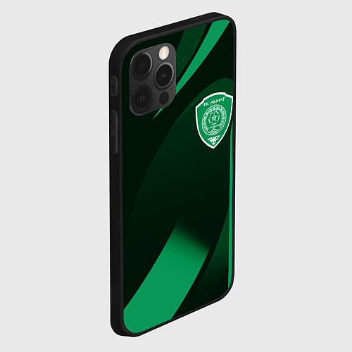 Чехол iPhone 12 Pro Max Футбольный клуб АХМАТ ЧЕЧНЯ / 3D-Черный – фото 2