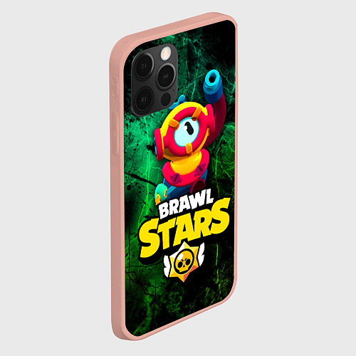 Чехол iPhone 12 Pro Max Otis Отис Brawl Stars / 3D-Светло-розовый – фото 2