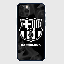 Чехол для iPhone 12 Pro Max Barcelona Sport на темном фоне, цвет: 3D-черный