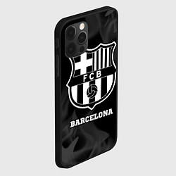 Чехол для iPhone 12 Pro Max Barcelona Sport на темном фоне, цвет: 3D-черный — фото 2