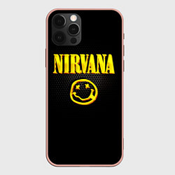 Чехол для iPhone 12 Pro Max NIRVANA соты, цвет: 3D-светло-розовый