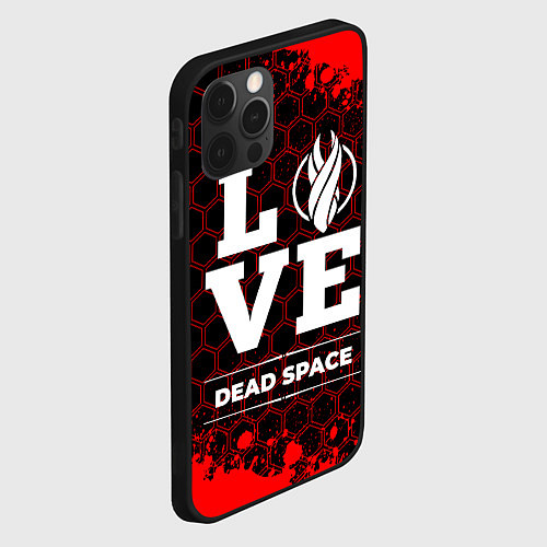 Чехол iPhone 12 Pro Max Dead Space Love Классика / 3D-Черный – фото 2