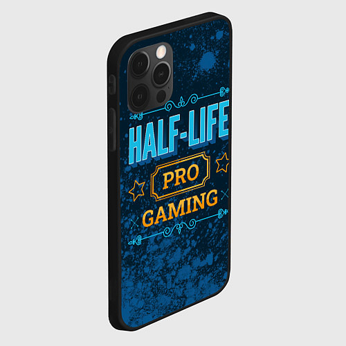 Чехол iPhone 12 Pro Max Игра Half-Life: PRO Gaming / 3D-Черный – фото 2