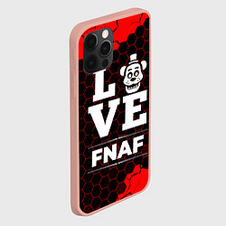 Чехол для iPhone 12 Pro Max FNAF Love Классика, цвет: 3D-светло-розовый — фото 2