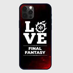 Чехол для iPhone 12 Pro Max Final Fantasy Love Классика, цвет: 3D-черный