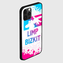 Чехол для iPhone 12 Pro Max Limp Bizkit Neon Gradient, цвет: 3D-черный — фото 2