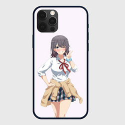 Чехол для iPhone 12 Pro Max МЭГУРИ ШИРОМЭГУРИ OreGairu, цвет: 3D-черный