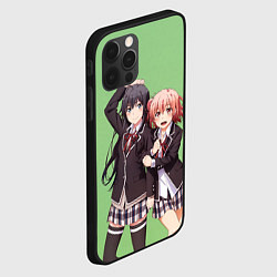 Чехол для iPhone 12 Pro Max Юи и Юкино OreGairu, цвет: 3D-черный — фото 2