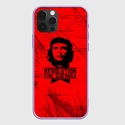 Чехол iPhone 12 Pro Max Че Гевара - на красном фоне