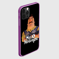 Чехол для iPhone 12 Pro Max Привет сосед Hello Neighbor, цвет: 3D-сиреневый — фото 2