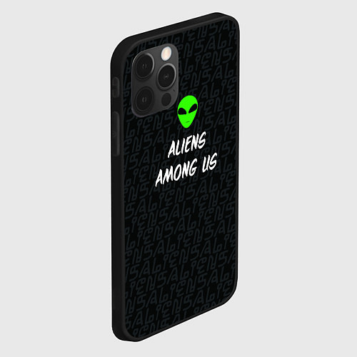 Чехол iPhone 12 Pro Max Они среди нас / 3D-Черный – фото 2