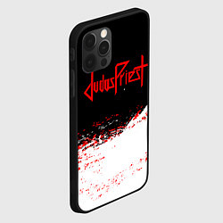 Чехол для iPhone 12 Pro Max Judas Priest текстура, цвет: 3D-черный — фото 2