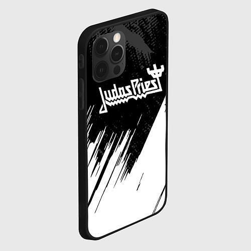 Чехол iPhone 12 Pro Max Judas Priest metal / 3D-Черный – фото 2