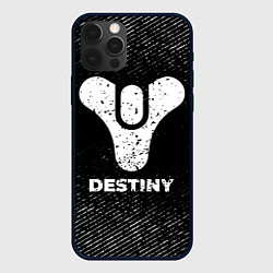 Чехол для iPhone 12 Pro Max Destiny с потертостями на темном фоне, цвет: 3D-черный