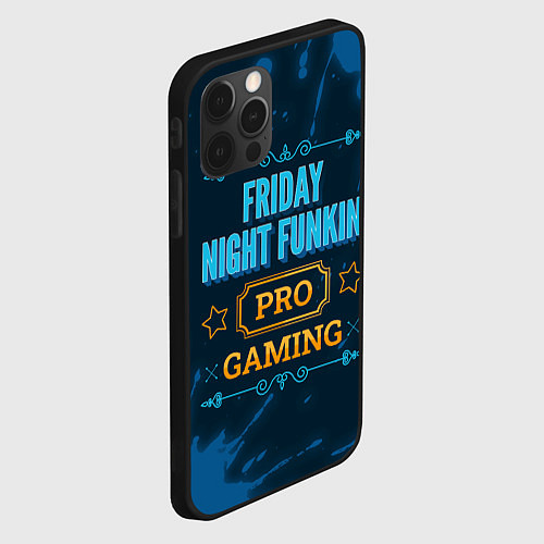 Чехол iPhone 12 Pro Max Игра Friday Night Funkin: PRO Gaming / 3D-Черный – фото 2