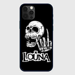 Чехол для iPhone 12 Pro Max Louna череп, цвет: 3D-черный