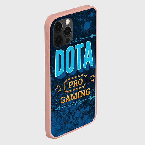 Чехол iPhone 12 Pro Max Игра Dota: PRO Gaming / 3D-Светло-розовый – фото 2