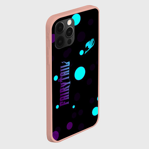 Чехол iPhone 12 Pro Max Хвост феи - абстракция / 3D-Светло-розовый – фото 2