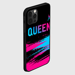 Чехол для iPhone 12 Pro Max Queen Neon Gradient, цвет: 3D-черный — фото 2