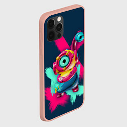 Чехол для iPhone 12 Pro Max Otis Brawl, цвет: 3D-светло-розовый — фото 2