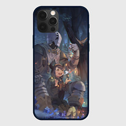Чехол для iPhone 12 Pro Max Сомали и Голем на перевале - Сомали и лесной дух, цвет: 3D-черный