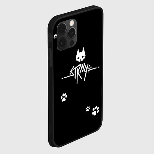 Чехол iPhone 12 Pro Max Stray / 3D-Черный – фото 2