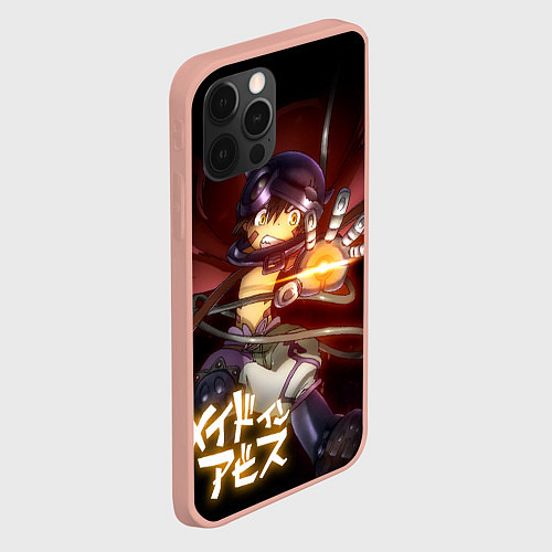 Чехол iPhone 12 Pro Max Рег из аниме Made in Abyss / 3D-Светло-розовый – фото 2