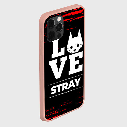 Чехол iPhone 12 Pro Max Stray Love Классика / 3D-Светло-розовый – фото 2
