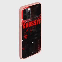 Чехол для iPhone 12 Pro Max КРОССФИТ - ГЛИТЧ DIGITAL, цвет: 3D-светло-розовый — фото 2