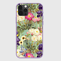 Чехол iPhone 12 Pro Max Красочные Цветы Лета