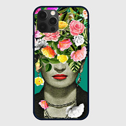 Чехол для iPhone 12 Pro Max Фрида Кало - Арт Портрет, цвет: 3D-черный