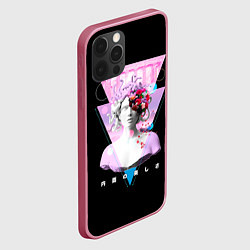 Чехол для iPhone 12 Pro Max Медуза Горгона Бюст, цвет: 3D-малиновый — фото 2