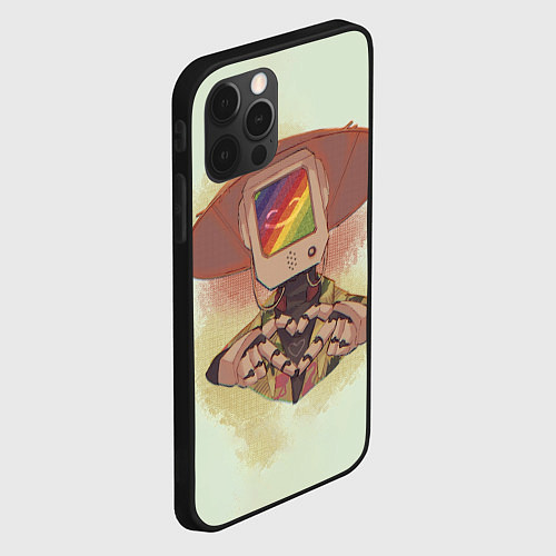 Чехол iPhone 12 Pro Max Хранитель на позитиве / 3D-Черный – фото 2