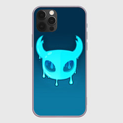 Чехол для iPhone 12 Pro Max Hollow Knight подтеки, цвет: 3D-серый