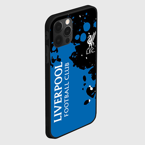 Чехол iPhone 12 Pro Max Liverpool Краска / 3D-Черный – фото 2