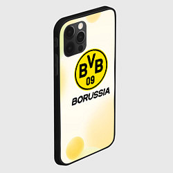 Чехол для iPhone 12 Pro Max Borussia Абстракция кружочки, цвет: 3D-черный — фото 2