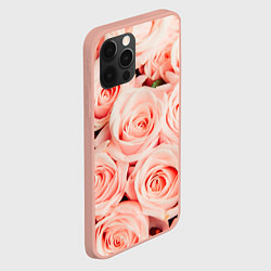 Чехол для iPhone 12 Pro Max Нежно - розовые Розы, цвет: 3D-светло-розовый — фото 2