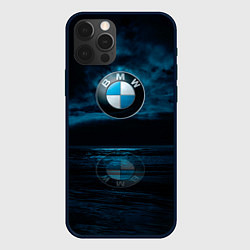 Чехол для iPhone 12 Pro Max BMW marine theme, цвет: 3D-черный