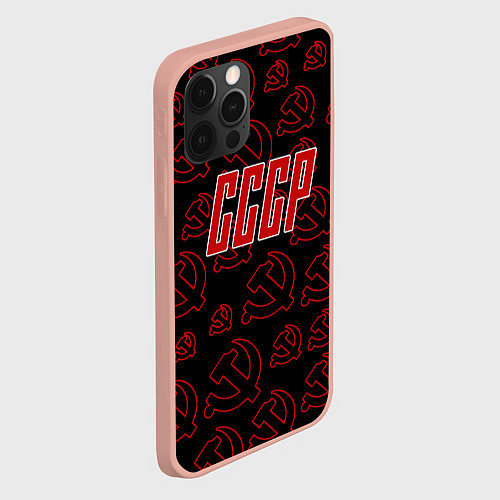 Чехол iPhone 12 Pro Max Atomic USSR / 3D-Светло-розовый – фото 2